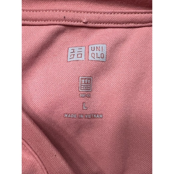 Uniqlo L Women's Ultra Stretch AIRism Cropped T-Shirt Pink - Picture 3 of 3